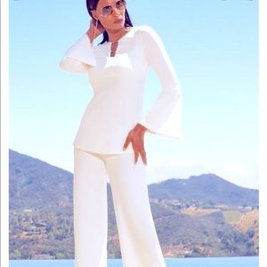 Boston Proper Ivory Travel Top with Gold Detail Size XS NWT